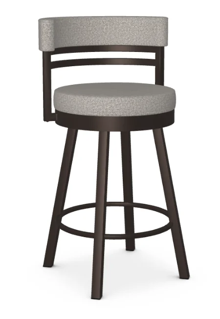 Ronny Swivel Stool in Cobrizo / Stoke